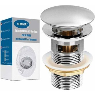 OEM Desag&uuml;e De Lavabo Con Rebosadero, Desag&uuml;e Autom&aacute;tico - Tap&oacute;n De Desag&uuml;e Universal - Crezuo