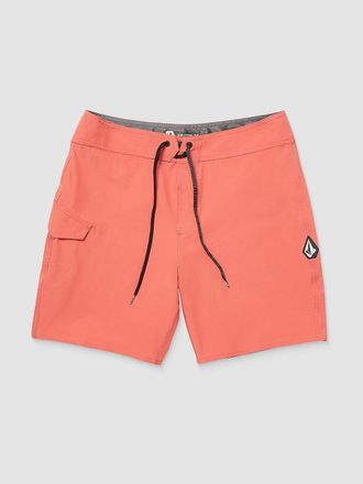 Volcom Lido Solid Mod 18 Boardshorts rood