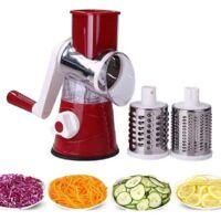 OEM Rallador De Verduras Con 3 Cuchillas Cil&iacute;ndricas, Rallador De Cocina Para Un Corte M&aacute;s F&aacute;cil, Rebanador De Verduras Para Queso, Pepino, Zanahorias Y F