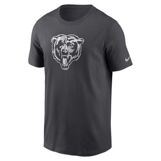Nike Chicago Bears Fractal Logo Nike Mens NFL T-Shirt in Grey | NP9906F7Q-XER