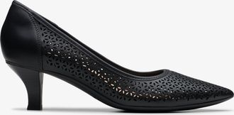 Clarks Kepley Sky Zwarte Leren Schoenen