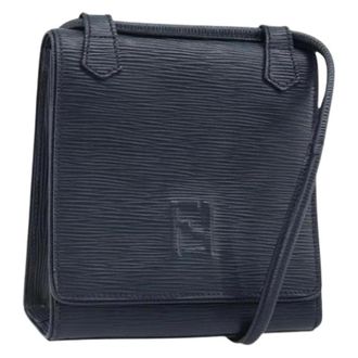 Fendi Pre-owned Vintage Schoudertas - Dames - Pre-owned - Zwart - Maat: ONE Size Leer