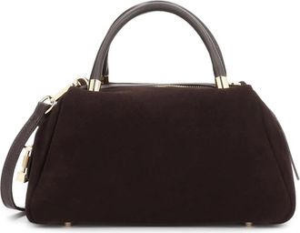 Kazar Tas van su&egrave;de en glad leer met korte hengsels - Dames - Handtassen - Bruin - ONE Size - Leer - Tassen
