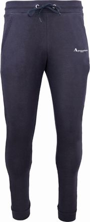 Aquascutum Heren Joggingbroek met logo (Marine, Wit)