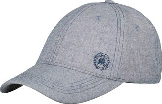 Lerros Baseball Cap LERROS Leinen-Basecap, Herren, Gr. Normalgr&ouml;ssen, blau (crispy blau), 65% Polyester, 35% Baumwolle, Caps Baseball Cap