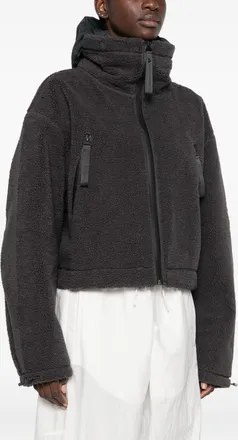 adidas by Stella McCartney Fleece Zip-Through Hoodie - Black