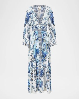Camilla Floral Empire Maxi Dress
