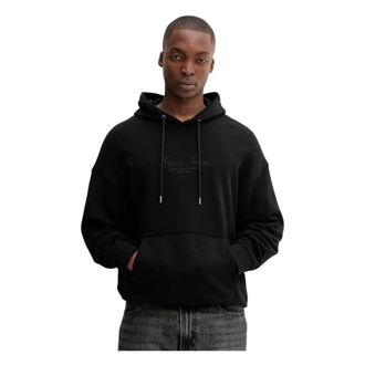 Guess Hoodies, male, Black, Size: XS Regular Fit Hoodie