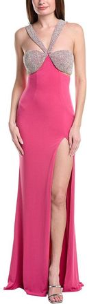 Jovani Solid Embellished Gown