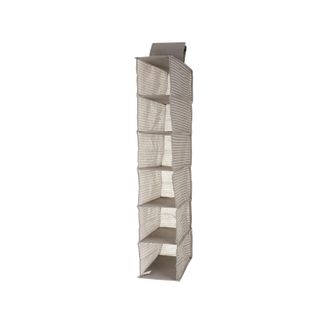 KASANOVA Organizer verticale 6 scomparti Sofia 84x30x15 cm grigio