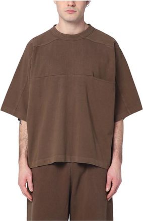 Entire studios T-Shirts, male, Brown, S, Crew Neck T-Shirt