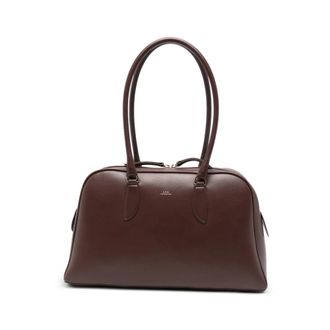 A.P.C. A.p.c., Tassen, Dames, Rood, ONE Size, Leer, Paloma Schoudertas