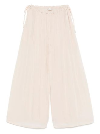 Philosophy di Lorenzo Serafini Mesh palazzo broek - Beige