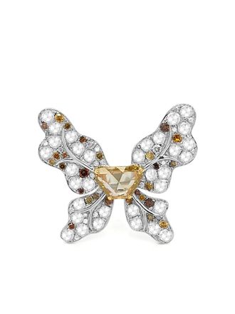 HYT Jewelry 18kt witgouden ring met diamant - Zilver