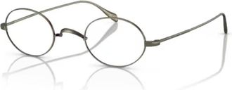 Oliver Peoples 0ov1185 Slim Oval Metal Sunglasses with Subtle Bridge