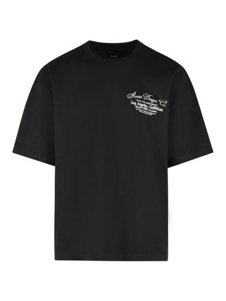 Amiri Dreamers Chain Black Cotton T-Shirt