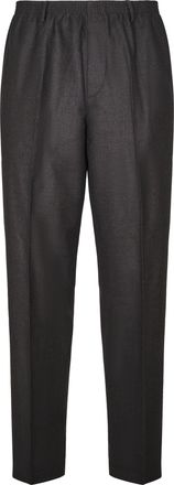Cellar Door Black Alfred BL Elastic Waistband Tailored Pants