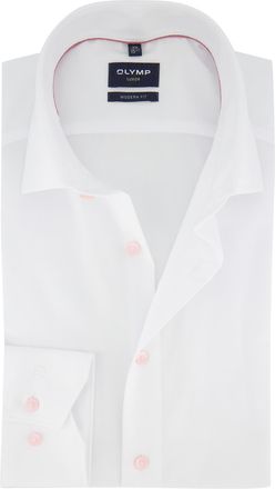 Olymp Overhemd Olymp Luxor Modern Fit wit