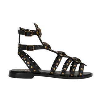 Ovye By Cristina Lucchi Schoenen, Dames, Zwart, 38 EU, Leer, Am 4174Pel Sandaal