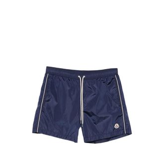 Moncler Drawstring Piping Swim Shorts