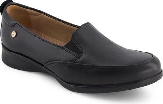 Andrea Womens Ultra Comfort Leather Loafers 58554