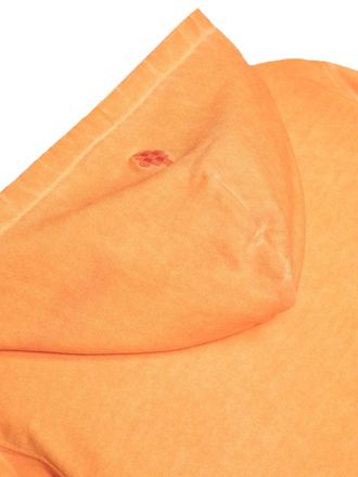 Marcelo Burlon Cotton Hoodie - Orange
