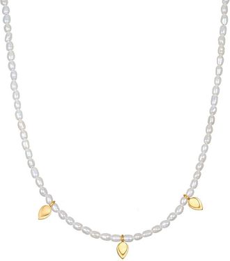 Satya Jewelry Blooming Promise Lotus Pearl Necklace