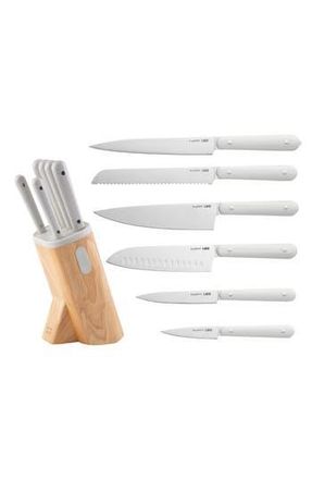 Berghoff Leo Spirit 7-Piece Knife Block Set in White/Beige at Nordstrom Rack