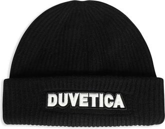 Duvetica Berretto con applicazione - Nero