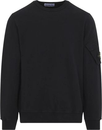 Stone Island Hombre, Sudaderas, Negro, Talla: L