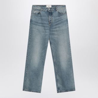 Ami Blue Washed Effect Jeans