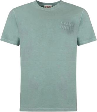 MC2 Saint Barth Portofino T-Shirt - Heren - T-shirts - Groen - XL - Katoen - Tops