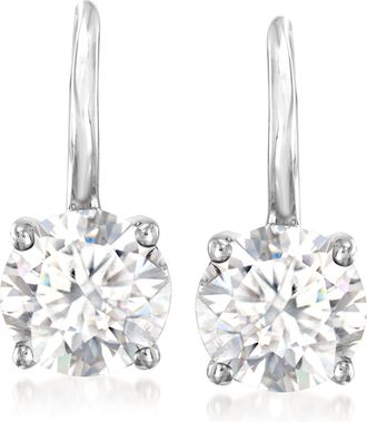 Ross-Simons Moissanite Earrings in Sterling Silver