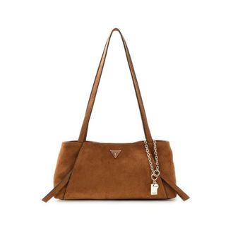 Guess Devon Shoulder Satchel - female - Guess - Shoulder Bags - Brown - ONE SIZE - Bags