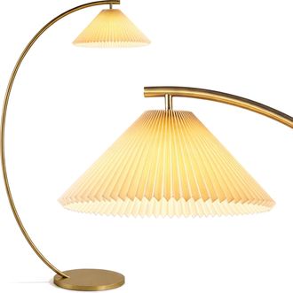 Brightech Archer Brass LED Floor Lamp
