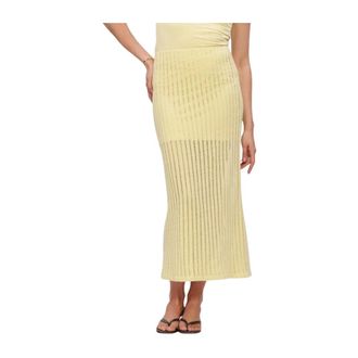 Edited Edited - Dames Rokken Suki Skirt - Dames - Rokken - Geel - Maat: XS