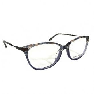 Bcbgmaxazria Womens Rowan Cat Eye Eyeglasses In Blue Brown Fade