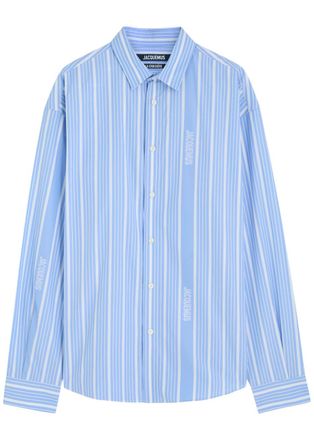 Jacquemus La Chemise Simon Printed Woven Shirt - Blue - 48 (IT48 / M)