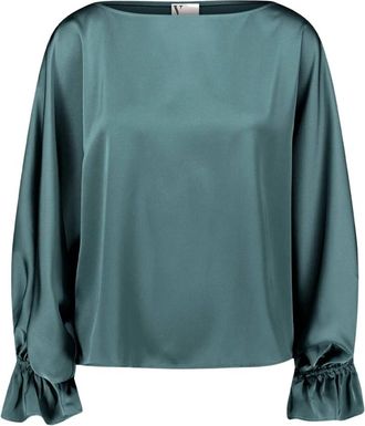 Vera Mont Dames, Blouses & Shirts, Blauw, Maat: 2XL