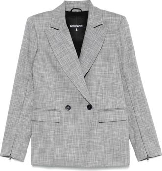 Patrizia Pepe checked blazer - Grey