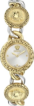 Versace La Greca Stud Icon Womens Multicolour Watch VE0Q00325 Stainless Steel - One Size
