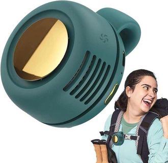 OEM Ventilador De Aspas Sin Clip: Silencioso, Giratorio 360&deg;, Funciona Con Pilas, Ideal Para El Cuello, El Cintur&oacute;n, Senderismo Y Acampada