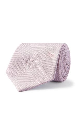 Richard James 8cm Prince of Wales Checked Silk Tie