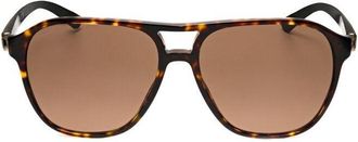 Bulgari Mens Black Aviator Sunglasses 0BV7034-504/73-2