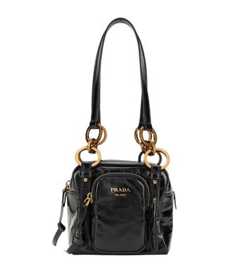 Prada Black Dangle Mini Shoulder Bag