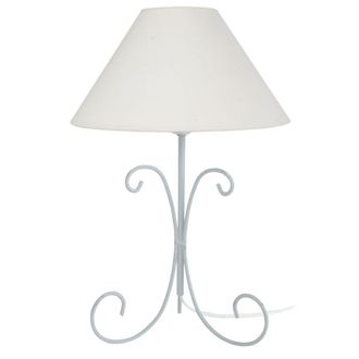 Tosel L&aacute;mpara de noche redondo metal lunar d25xp25xh41 cm