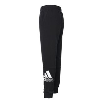adidas Stylish Knit logo Bundle Feet Sports Long Pants Black DQ1445