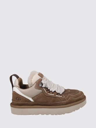 UGG Lo Lowmel Low-Top Suede Trainers with Wool Interior