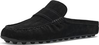 Vince Berkley Driver Mule/Clog Shoes Womens Flat Shoes Black : 7.5 M, Leather