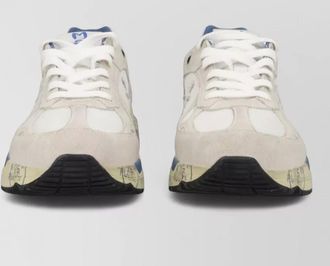 Premiata sneakers round toe mesh panels rubber sole